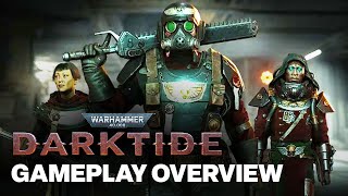 Warhammer 40000 Darktide Official Overview Trailer 4K [upl. by Hootman]