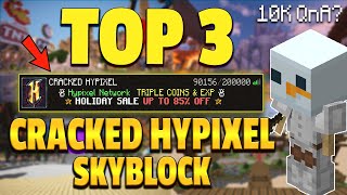 TOP 3 CRACKED HYPIXEL SERVERS FOR MINECRAFT  MINECRAFT HINDI  10K SPECIAL ANNOUNCMENT [upl. by Elizabet]