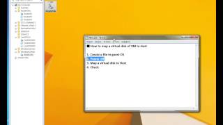 How to map the virtual disk of VM to Host [upl. by Ahsiyt947]