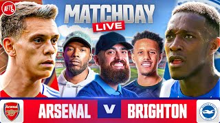 Match Day Live Ft TurkishLDN CecilJee fleetfootedta  Arsenal 11 Brighton  Premier League [upl. by Berrie989]