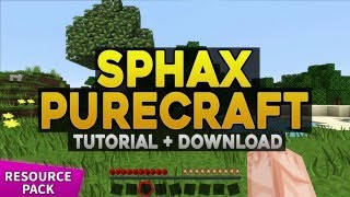 Sphax PureBDCraft Resource Pack for Minecraft 11021918  Download and Instalation Tutorial [upl. by Valentijn]