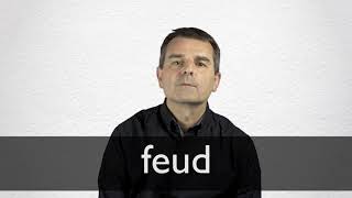 How to pronounce FEUD in British English [upl. by Eletnahc]