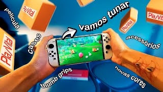 customizando meu switch com acessórios da playvital [upl. by Wilsey]