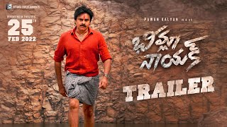 Bheemla Nayak Official Trailer  Pawan Kalyan Rana Daggubati  Trivikram  SaagarKChandra  ThamanS [upl. by Anerat]