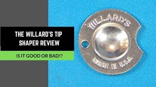 Willards Cue Tip Shaper Review [upl. by Adnilec]