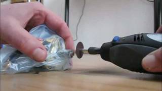 Shortening the motor shaft with Dremel [upl. by Denbrook]