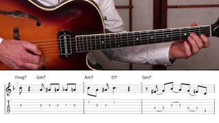 Scrapple From The Apple  Learn The Melody  Jazz Guitar Lesson [upl. by Hsirrap]