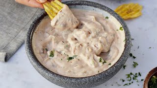 Vegan French Onion Dip Easy Recipe [upl. by Asseram876]