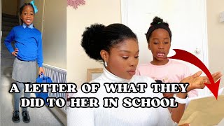 They did this to my DAUGHTER in her SCHOOL and sent a LETTER over  SCHOOL LUNCH  HAIR DAY vlog [upl. by Manda176]