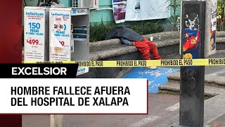 Hombre muere afuera de hospital de Veracruz tras no recibir atención médica [upl. by Nollek]