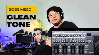 Boss ME 80 Clean Tone Settings [upl. by Sylvanus763]