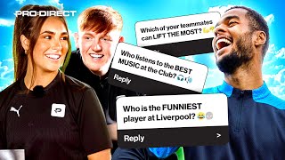 quotHIS SHOT POWER IS UNBELIEVABLEquot 🤯 LIVERPOOLS CODY GAKPO REVEALS ALL ON HIS TEAMMATES 👀😲 [upl. by Byrne]