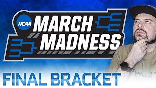 Bracket Predictions for March Madness 2024  FINAL BRACKET [upl. by Talich332]