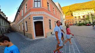 Walking Around Brasov City Romania  Church Brasov theblackchurch POVBarengHasan [upl. by Hauge]