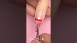 Top Nails Art Tutorial 💅nails nailart nailtutorial [upl. by Yentuoc]