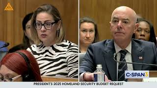 May 2024 Sinema and Mayorkas discuss how to spend 650 millions taken from the DHS for migrants [upl. by Jeb]