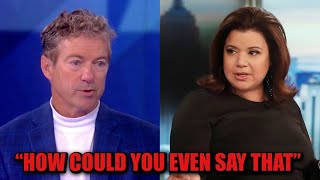 Rand Paul TRIGGERS The View Host On LIVE Tv After She DISAGREES With Him [upl. by Ponzo]