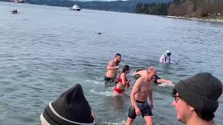 Polar bear swim Vancouver 20193 [upl. by Yentirb]