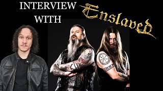 Interview with Ivar Bjørnson and Grutle Kjellson of ENSLAVED [upl. by Nylavad759]