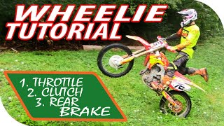 LEARN HOW TO WHEELIE A DIRTBIKE IN 10 MINUTES [upl. by Nasya]