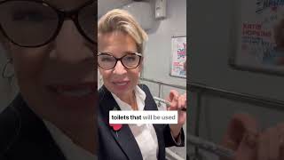 Katie Hopkins In the VIP mens urinals With my message to Nigel Farage and Reform [upl. by Gibbeon]