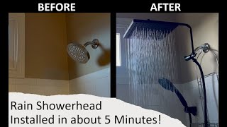 How to Install a Rain Shower Head [upl. by Eolc]