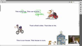 Los Pronombres Posesivos en Ingles  Possessive Pronouns [upl. by Anila]