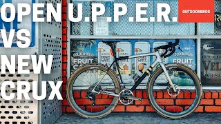 Open Upper vs New Specialized Crux Best Gravel Bikes [upl. by Nataline]