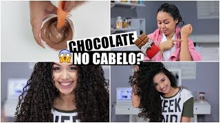 TRATAMENTO CAPILAR CASEIRO COM CHOCOLATE PARA NUTRIR E DEFINIR SEUS FIOS  Vandressa Ribeiro [upl. by Osmo664]