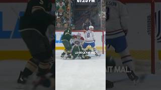 OUCH La rupture du testicule de Mats Zuccarello contre les Canadiens  😳 hockey nhl [upl. by Downey487]