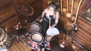 Fernanda Terra  Roots Bloody Roots  Sepultura  Drum Cover [upl. by Mohn]