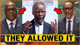 SA former President Mbeki expose those responsible for DRC crisis [upl. by Mylan433]