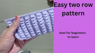 Easy and beautiful two rows pattern [upl. by Aida]