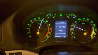 Skoda octavia 2 vrs 20 tdi PD acceleration [upl. by Acey]