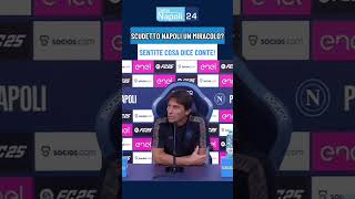 Scudetto NAPOLI un MIRACOLO Sentite cosa dice Conte 🎤 [upl. by Nanor]