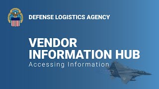 Vendor Information Hub Accessing Information open caption [upl. by Shanahan]