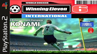 WINNING ELEVEN 6 International  PS2 Gameplay PCSX2 [upl. by Assilev455]