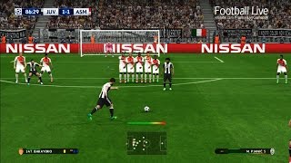 PES 2017  Juventus vs Monaco  Free Kick Goal Pjanic  UEFA Champions League UCL [upl. by Ferino]