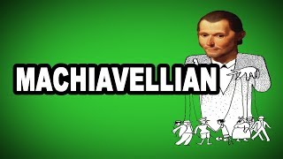 😏 Learn English Words MACHIAVELLIAN  Meaning Vocabulary Lesson with Pictures and Examples [upl. by Ecille]