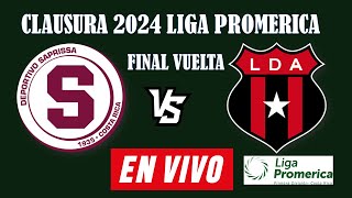 SAPRISSA VS ALAJUELENSE EN VIVO 🔴 LIGA PROMERICA DE COSTA RICA 🔴 FINAL VUELTA 🔴 MI REACCION EN VIVO [upl. by Mackay]