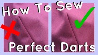 How to Sew Darts  Beginner amp Advanced [upl. by Iturhs]