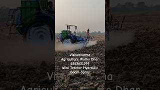 Mini Trac Hydraulic Boom Spray spraymachine agriculture spraying agriculturefarming spraying [upl. by Ajani]