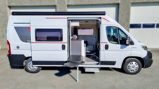 Best Smallest Luxury Camper van for OffGrid Camping with New Solar Panel  Roller Team Livingstone [upl. by Ayoral]