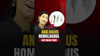 Analogous Vs Homologous NEET Biology Trick  NEET 2024  Ritu Rattewal neet2024 neetbiology [upl. by Yecies]