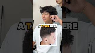 Textured FringeModern Mullet for STRAIGHT ASIAN hair bayarea mullet asianbarber taperfade [upl. by Norud7]