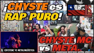 🔴COLOMBIANOS REACCIONAN a CHYSTE MC vs META  ¡CHYSTE es RAP PURO LEYENDAS DEL FREE 2019 [upl. by Aneehsirk]