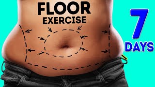 FLOOR EXERCISE  GET FLAT STOMACH IN 7 DAYS  MUST TRY [upl. by Blau]