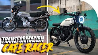 TRANSFORMACIÓN COMPLETA HONDA CGL EN 10 MINUTOS [upl. by Winthrop262]