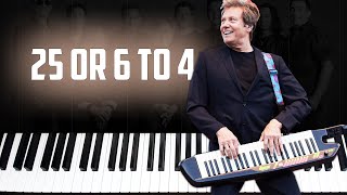 Chicago  25 or 6 to 4  Piano Tutorial [upl. by Pomona]