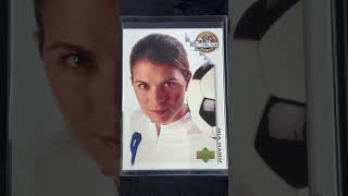 Mia hamm  upper deck 2002 soccer card sportscards [upl. by Kalinda271]